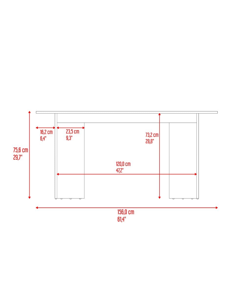 Comedor para 4 personas de MDP 4
